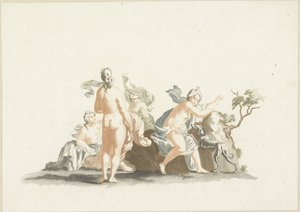 ダイアナと彼女のニンフ 作： Johannes Jacobsz van den Aveele (attributed to)