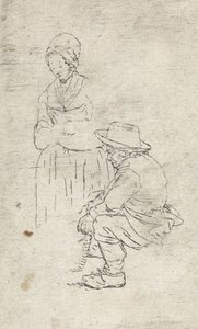 農家と農家の妻 作： Johannes Janson (possibly)