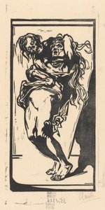 死と女 作： Johannes Josephus Aarts (signed by artist)