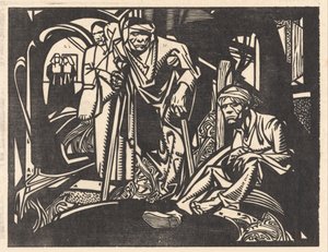 教会で負傷 作： Johannes Josephus Aarts (signed by artist)