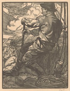 詮索好きな労働者 作： Johannes Josephus Aarts (signed by artist)