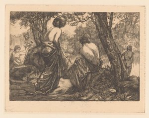 入浴女性 作： Johannes Josephus Aarts