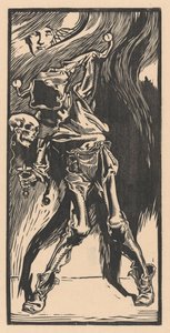 ハーレクインとしての死、ビルボケを演奏 作： Johannes Josephus Aarts