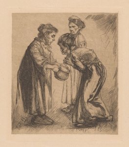 鍋を持つ3人の女性 作： Johannes Josephus Aarts