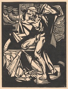サムソンが神殿の柱を破壊する 作： Johannes Josephus Aarts