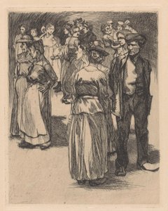 立っている男女 作： Johannes Josephus Aarts