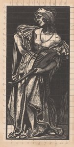 リュートを持つ女性 作： Johannes Josephus Aarts