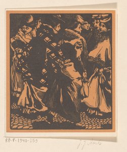 路上で7人の女性 作： Johannes Josephus Aarts