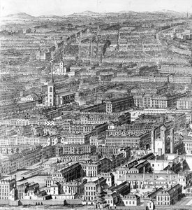 ロンドン市の展望、1710