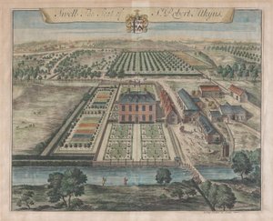 スウェル、ロバート・アトキンス卿の座、[1712] 1768年に再発行。 作： Johannes Kip