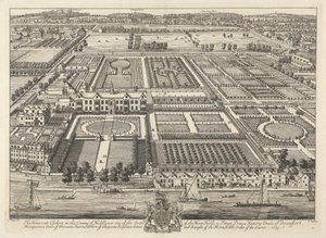Vista de Beaufort House e Chelsea 1699 作： Johannes Kip