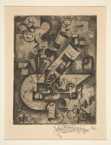 神秘 作： Johannes Molzahn