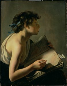 若き詩人（青春書記のホーマー） 作： Johannes Moreelse