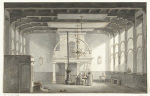 1618 年から 1619 年、1836 年に全国教会会議が開催されたドルドレヒトの Kloveniersdoelen のホール