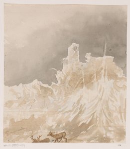 アルデンヌの廃墟 作： Johannes Tavenraat (signed by artist)