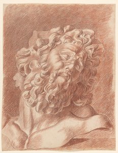 Laocoön の石膏に関するアカデミー研究: 頭の研究 作： Johannes Tavenraat