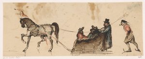 氷上の馬そり 作： Johannes Tavenraat