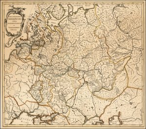 ヨハネス・トレスコットによる1760年のロシア地図
