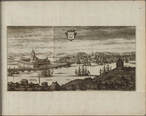 Vue de Vyborg (Rusie) - View of Vyborg, by Aveelen, Johannes van den (1655-1727).銅版画、1667年から1700年の間。ストックホルム国立博物館 作： Johannes Van den Aveele