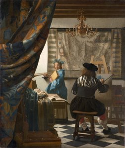 絵画の芸術 作： Johannes Vermeer