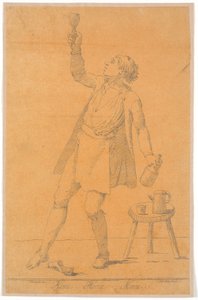 イェンス・ジュエルの肖像？ ライム 作： Johannes Wiedewelt