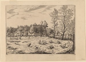 農場 作： Johannes and Lucas van Doetechum after Master of the Small Landscapes