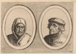 「Aecht Sonder-Ziel」と「Heertje Al-te-mooy」 作： Johannes and Lucas van Doetechum after Pieter Bruegel the Elder