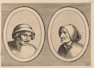 「Keesje Licht-hart」と「Verblinde Swaen」 作： Johannes and Lucas van Doetechum after Pieter Bruegel the Elder
