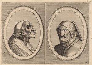 「Pater Muylaert」と「Mater Bille-bloots」 作： Johannes and Lucas van Doetechum after Pieter Bruegel the Elder