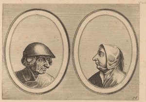 「Schonck Wel-drocht」と「Pronck Heel-volmaeckt」 作： Johannes and Lucas van Doetechum after Pieter Bruegel the Elder