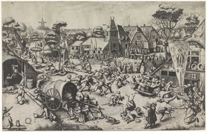 聖ジョージのフェア 作： Johannes of Lucas van Doetechum