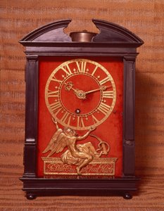 初期の重量駆動型振り子時計。クリスチャンホイヘンス（1629-95）c.1675（木）によって設計された可能性がある（260987も参照）