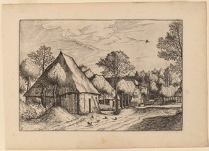 井戸のある農場 作： Johannes van Doetechum, the Elder and Lucas