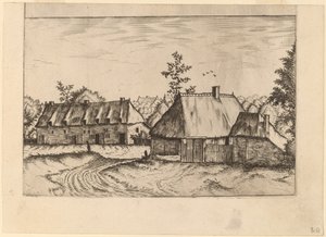 農場と家並み 作： Johannes van Doetechum, the Elder and Lucas