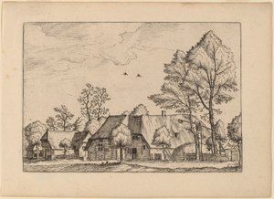 井戸のある大きな農場 作： Johannes van Doetechum, the Elder and Lucas
