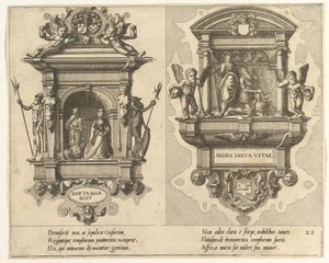 Cœnotaphiorum 22, 1563.作成者：ドエテカム1世のジョン、ドエテカムのルカ。 作： Johannes and Lucas van Doetecum