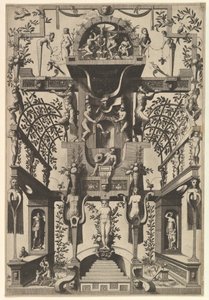 近代的なグロテスク装飾、1557年 作： Johannes van Doetecum I