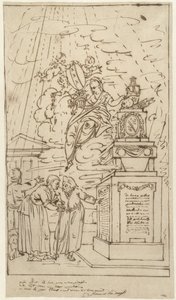 墓碑の人物像 作： Johannes van Dregt
