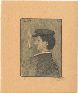 ゲリット テル ハールの肖像 作： Johannes van Gijn (signed by artist)