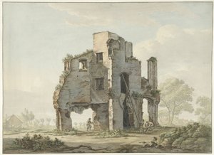ラインスブルク修道院の廃墟の解体 作： Johannes van Lexmond