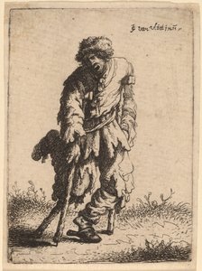 木の脚の乞食 作： Johannes van Vliet