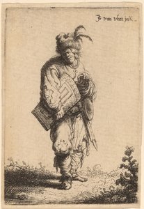 ハーディガーディプレーヤー 作： Johannes van Vliet