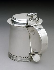 タンカード、c。 1692-1734（シルバー）