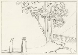 堕落の領域、煉獄、カント22（エングレーヴィング 作： John (after) Flaxman