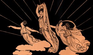 ホメロス作「オデュッセイア」からの一場面（プリント） 作： John (after) Flaxman