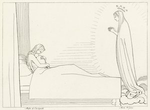 カッチャギーダの誕生」、「楽園」、カント15（エングレーヴィング 作： John (after) Flaxman