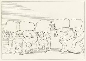 誇り高き者、煉獄、カント11（エングレーヴィング 作： John (after) Flaxman