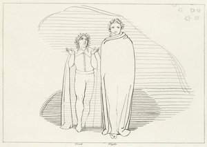 インフェルノ』第34番「死後の世界」（エングレーヴィング 作： John (after) Flaxman