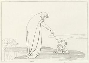 ティレシアス「インフェルノ」カント20（彫刻 作： John (after) Flaxman
