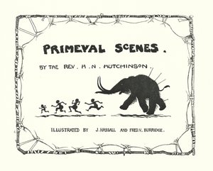 原始の情景』タイトルページのイラスト（リトグラフ） 作： John (after) Hassall